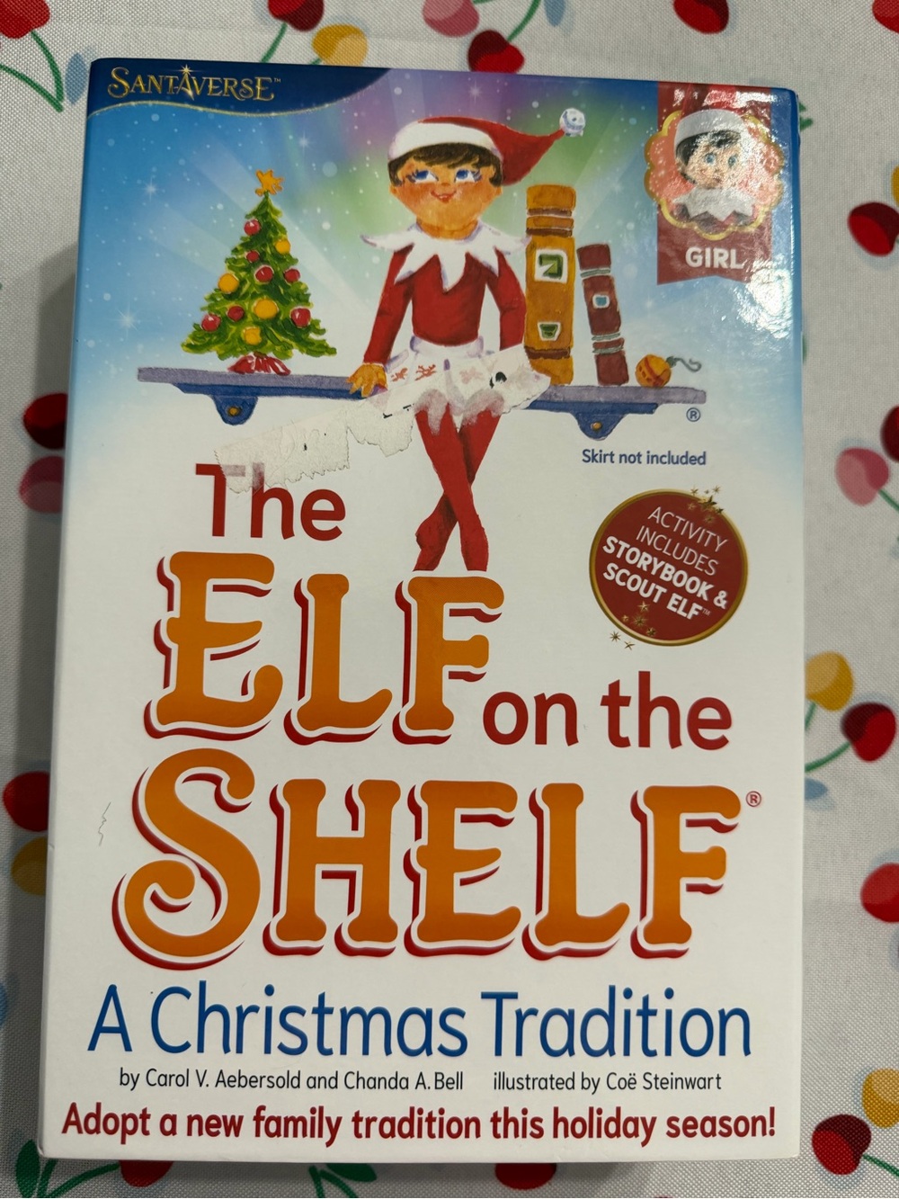 Santaverse The Elf on the Shelf Girl - Red Holiday Elf